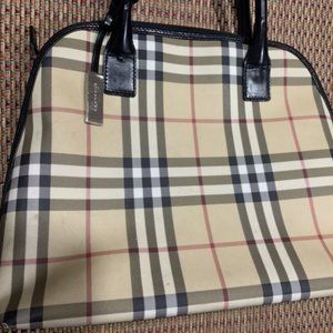 Burberry Nova Check Beige Nylon Bag